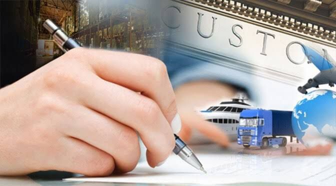 Customs clearance documentation